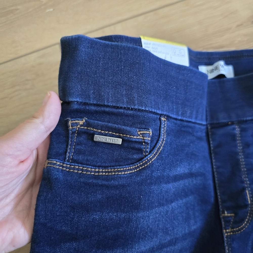 Nine West Dark Blue Women's Jeggings - Picture 3 of 6